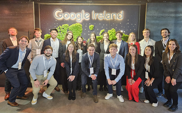 SBA members visiting Google Ireland