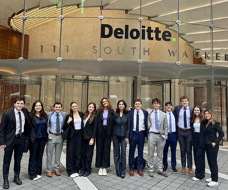 MSCG members at the Deloitte Chicago office