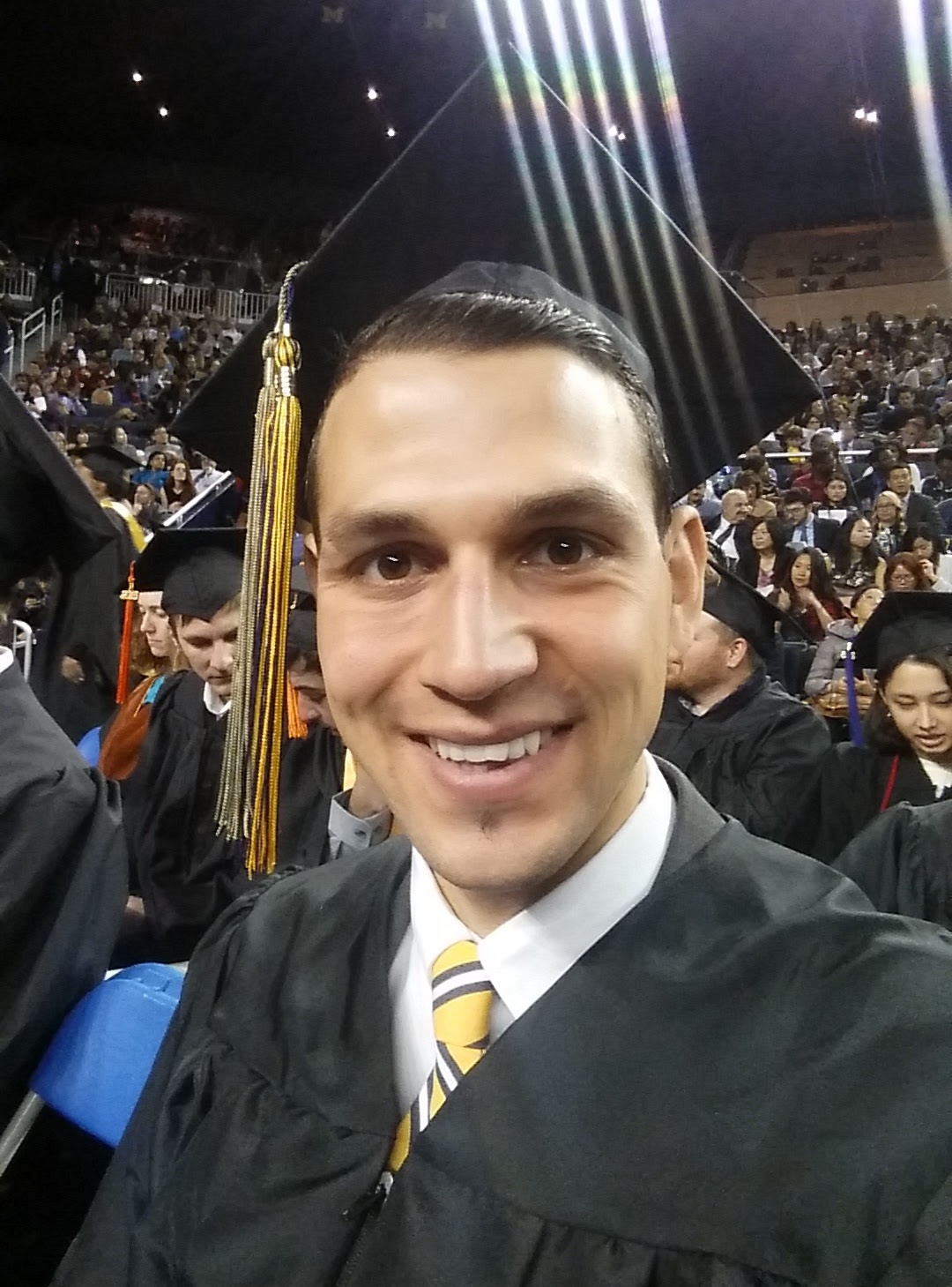 Peri Marosevic at his University of Michigan graduation